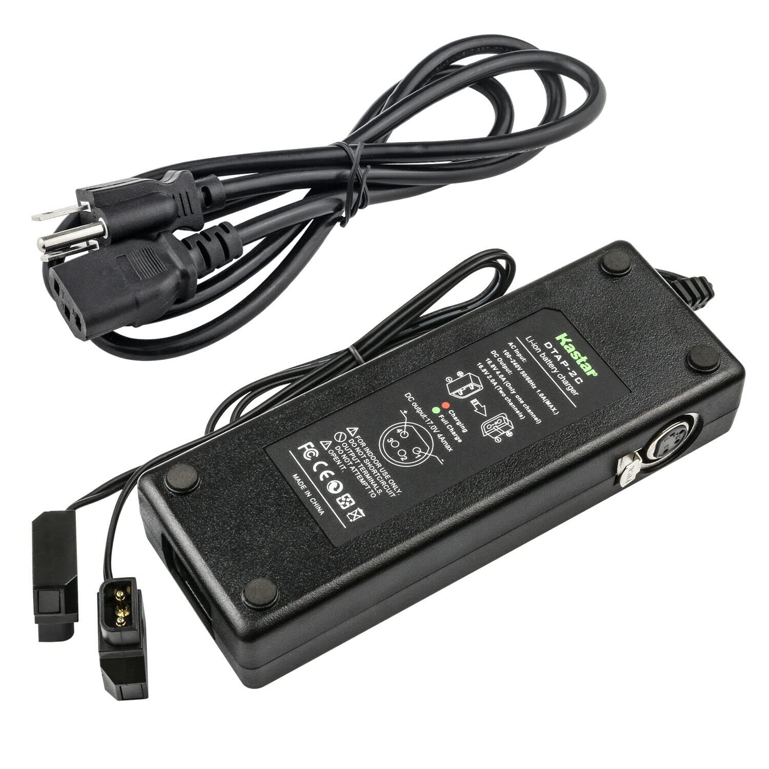 Kastar BP-C160 Dual D-Tap Charger Replacement for Anton Bauer Titon 90 & Titon 150 Gold Mount Lithium-Ion Batteries - Professional Camera & Video Equipment Power Solution