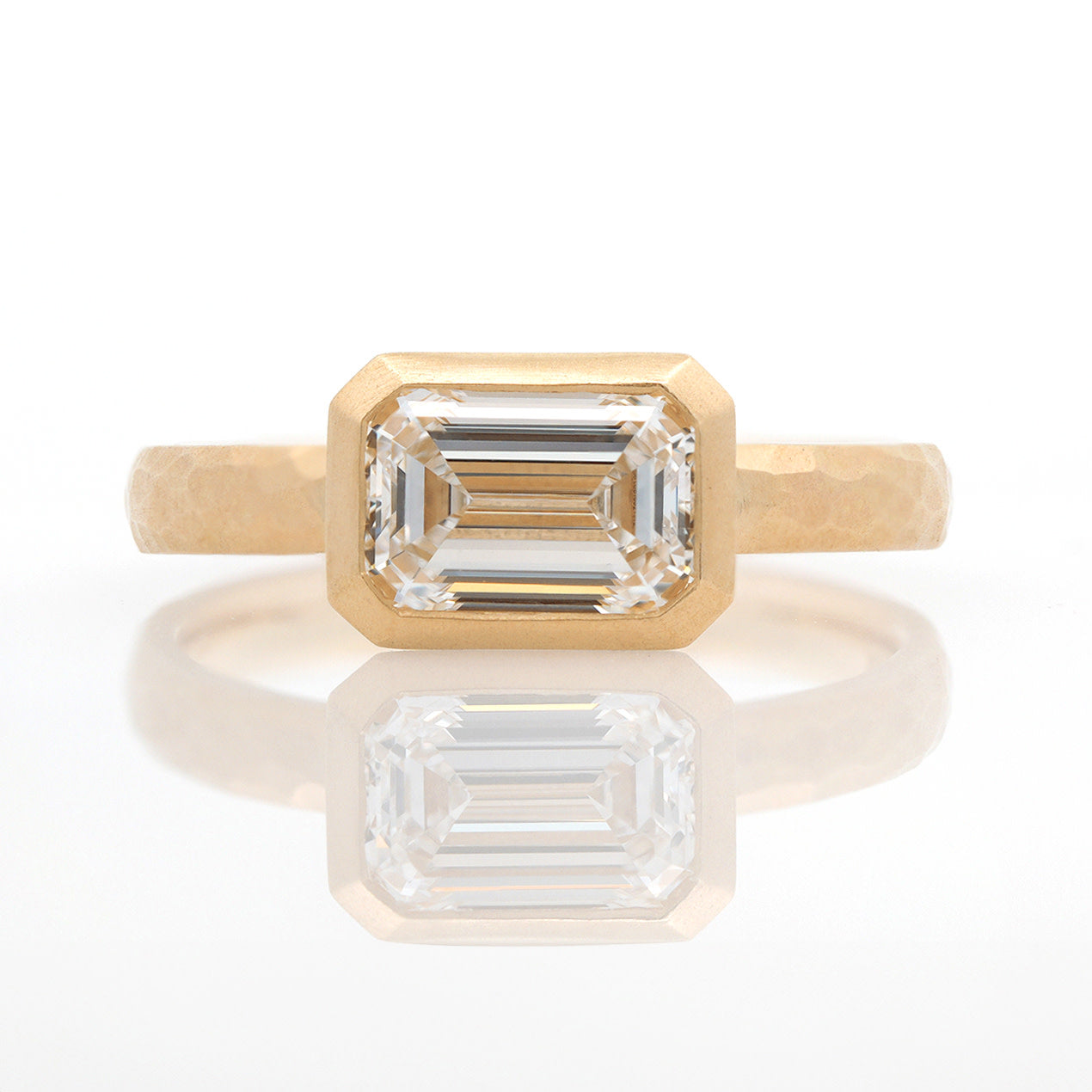 1.31ct Emerald Cut Lab Diamond Engagement Ring - Elegant Solitaire Jewelry for Women, Perfect for Proposals, Anniversaries & Special Occasions