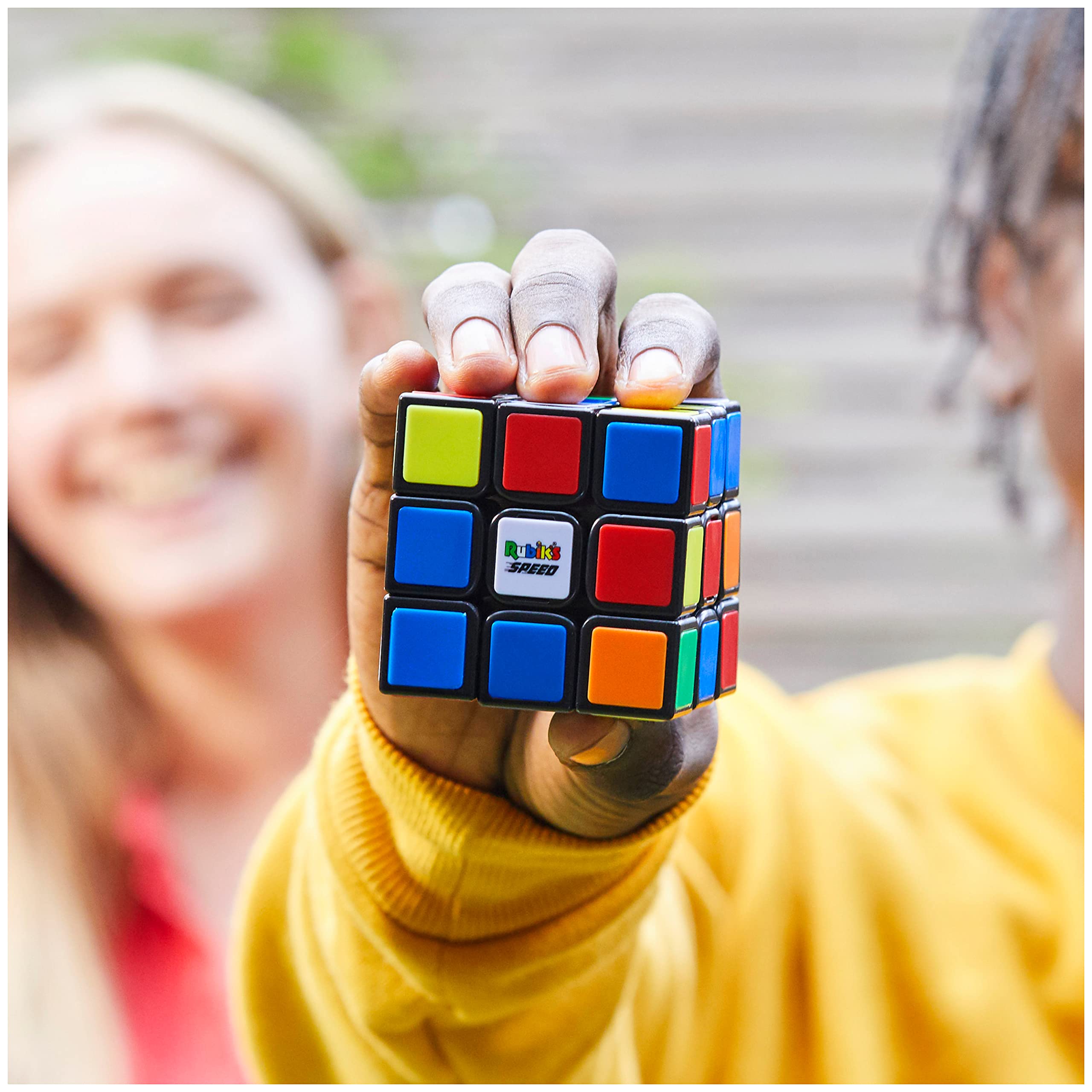 Rubik's 3x3 Magnetic Speed Cube - Fast Smooth Turning Puzzle Game for Adults & Kids - STEM Learning Toy for Problem Solving & Brain Training - Perfect for Competitions, Gifts & Classroom Activities