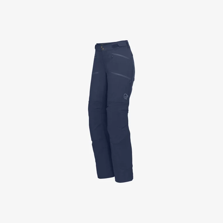 Norrona Lyngen Flex 1 Pants - Women's Waterproof Ski Pants for Alpine & Backcountry Skiing - Lightweight Hiking & Winter Outdoor Activities