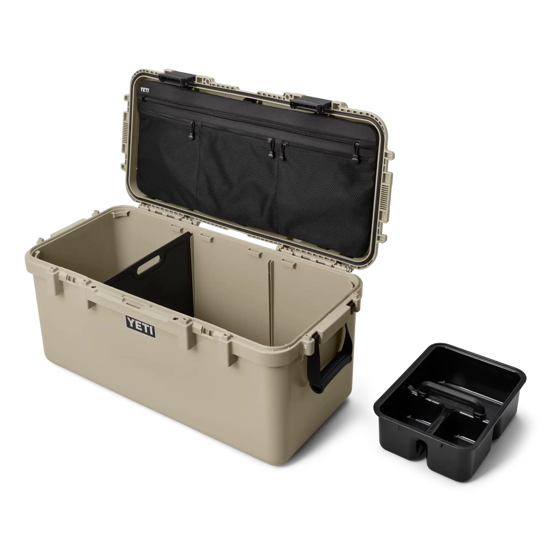 LoadOut GoBox 60 Tan - Heavy Duty Waterproof Storage Box for Camping, Hiking & Outdoor Gear - Perfect for Truck Bed, ATV & Off-Road Adventures