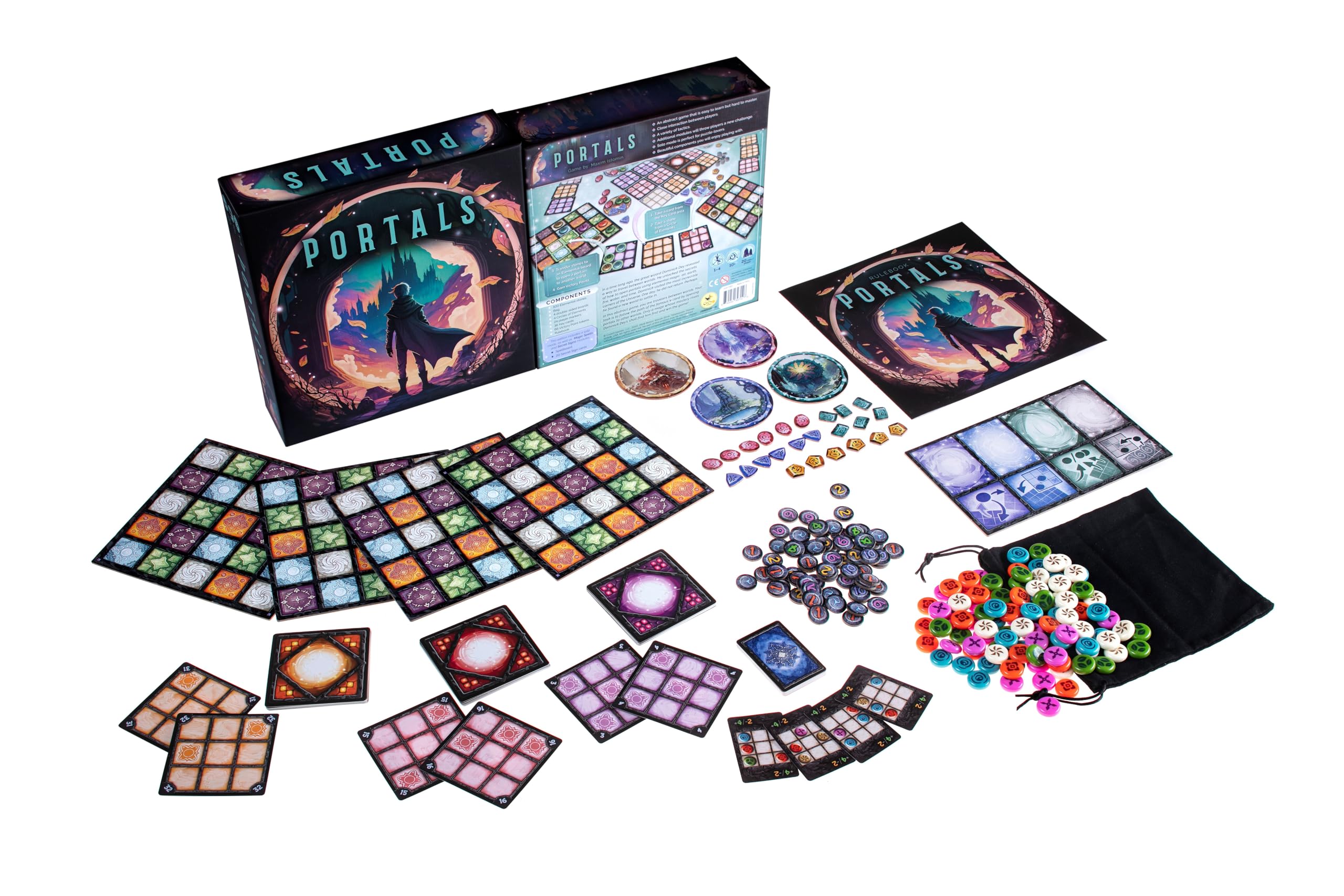 Portals - Strategic Board Game for Adults & Families - English Edition by Crowd Games - Perfect for Game Nights & Parties