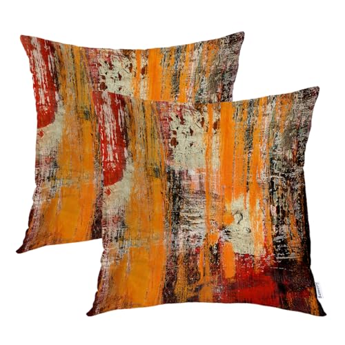 Abstract Paint 14 Red
