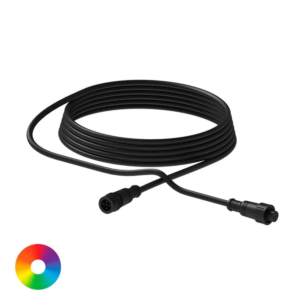 7.6m RGB Color Changing LED Strip Light Extension Cable - Flexible for Home Decor, Gaming Setup & Party Lighting
