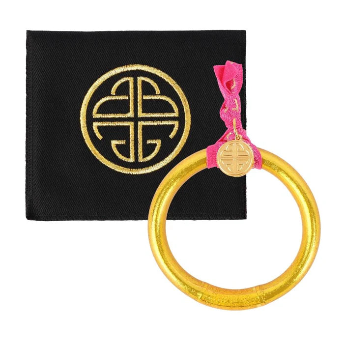 BuDhaGirl Gold All Weather Bangle - Waterproof & Durable Jewelry for Women - Perfect for Swimming, Travel & Everyday Wear