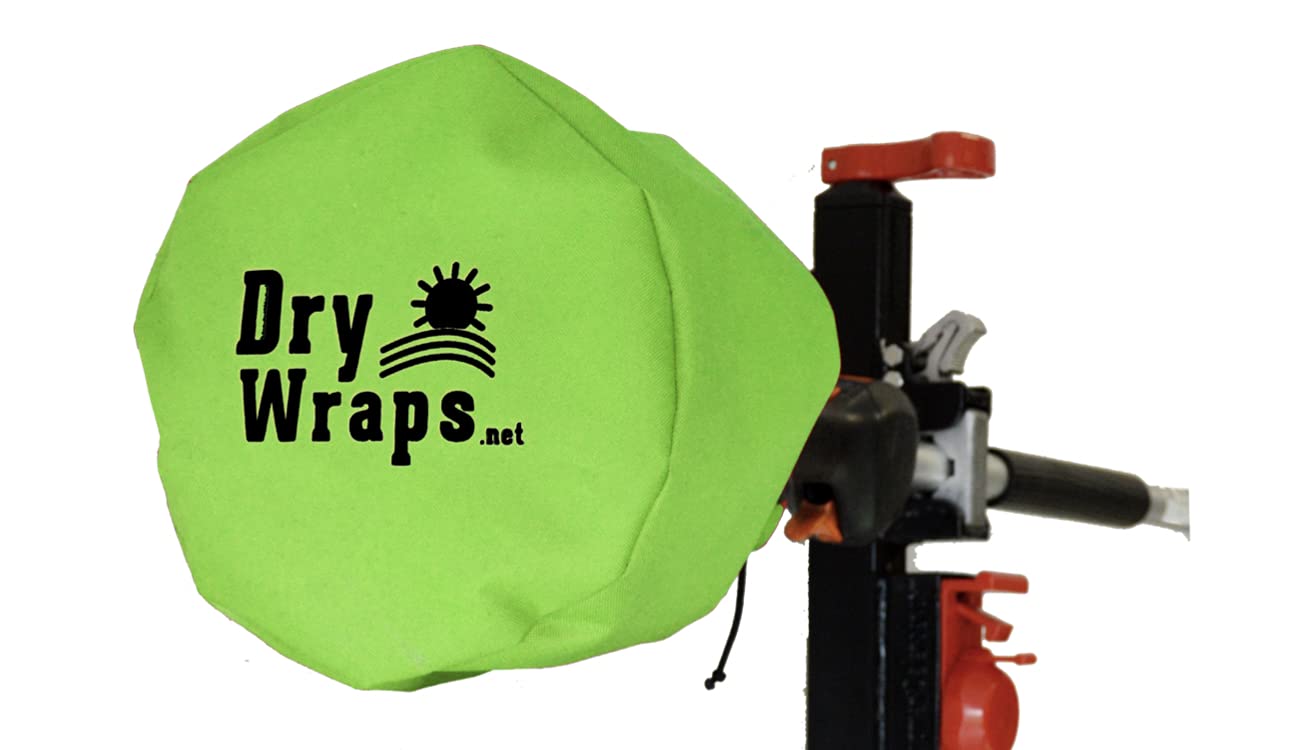 Waterproof Trimmer Engine Cover - Heavy Duty Polyester Fabric, High Visibility Safety Green - Perfect for Lawn Mowers, Tractors & Outdoor Power Equipment Protection