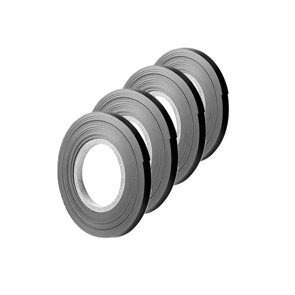 Black Magnetic Whiteboard Tape - 1mm Thin Decorative Magnet Strip for Charts & Boarders | 0.39 Inch Width, 10 Meters (33ft) Roll | Perfect for Office, Classroom & Home Organization