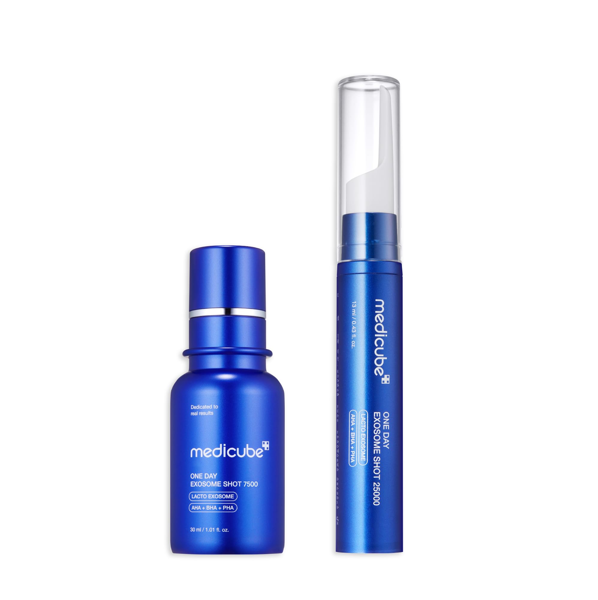 Medicube Exosome Shot Master Advanced Pore Care Serum - 7,500 PPM & 25,000 PPM Spicule Facial Treatment for Deep Hydration & Skin Repair | Perfect for Daily Skincare Routine & Anti-Aging Regimen