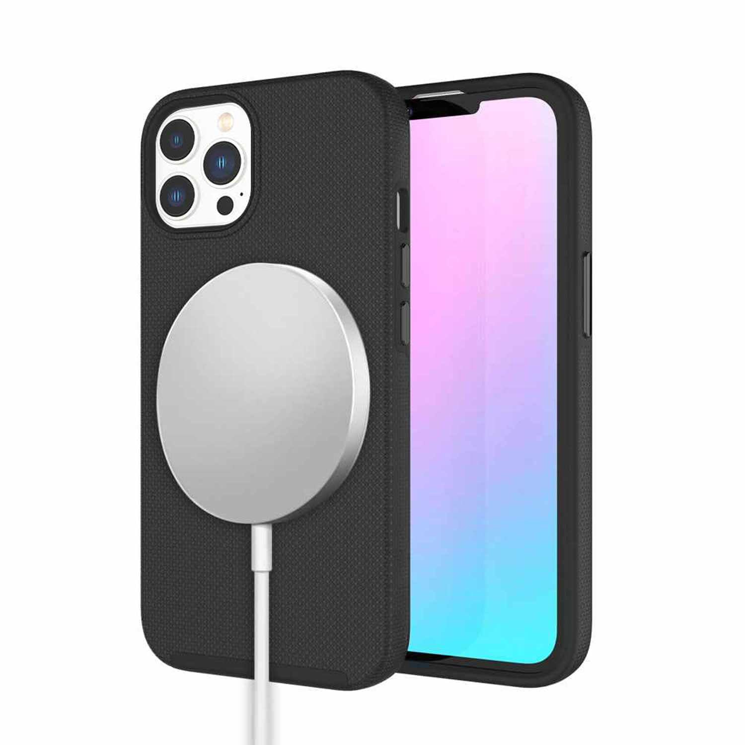 Blu Element iPhone 15 Pro Max Case - Rugged & Lightweight Protective Cover with Quick Response Electroplated Buttons | Shockproof Armor Design | Magsafe Compatible for iPhone 15 Pro Max (Black) | Perfect for Outdoor Adventures & Daily Protection