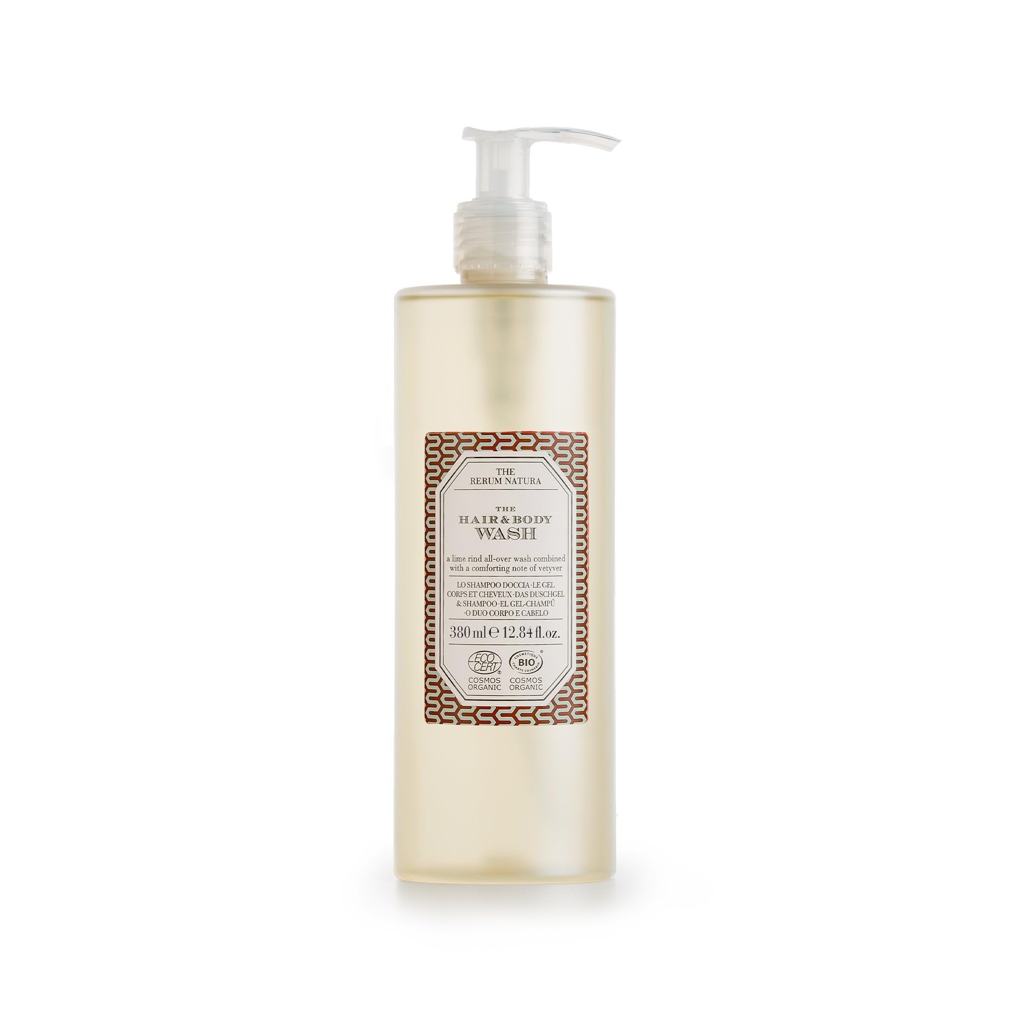 Organic Certified Hair & Body Wash Refillable Bottle - 12.84 fl oz (18 Pack) | Sulfate-Free, Vegan & Cruelty-Free Shampoo & Body Wash for Men & Women | Perfect for Home, Gym & Travel Use