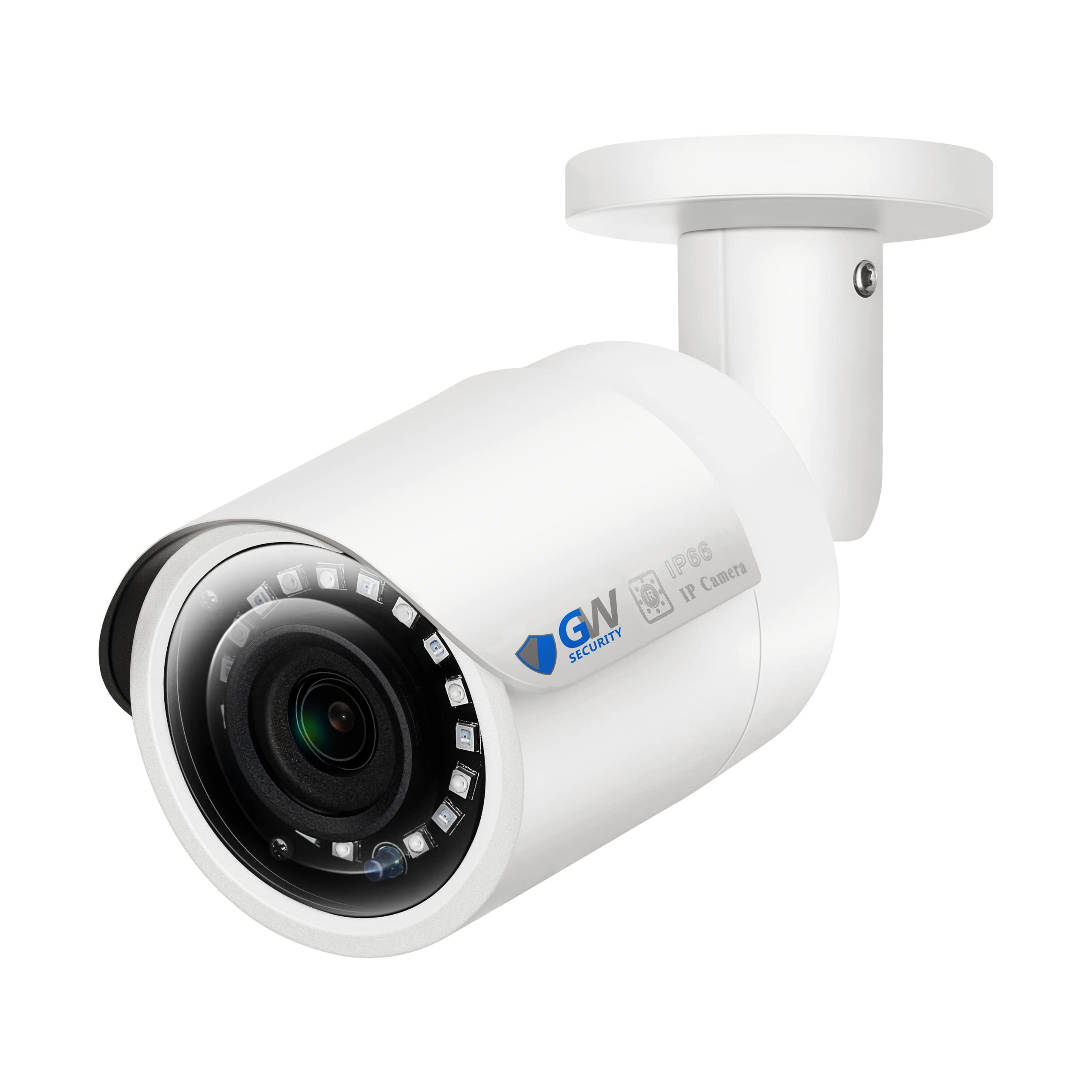 GW Security 16 Channel 4K NVR 5MP POE AI Security Camera System with 16 Weatherproof Bullet Cameras - Built-in Microphone, Pre-Installed 4TB HDD for Home & Business Surveillance | Indoor/Outdoor Use, Night Vision, Motion Detection