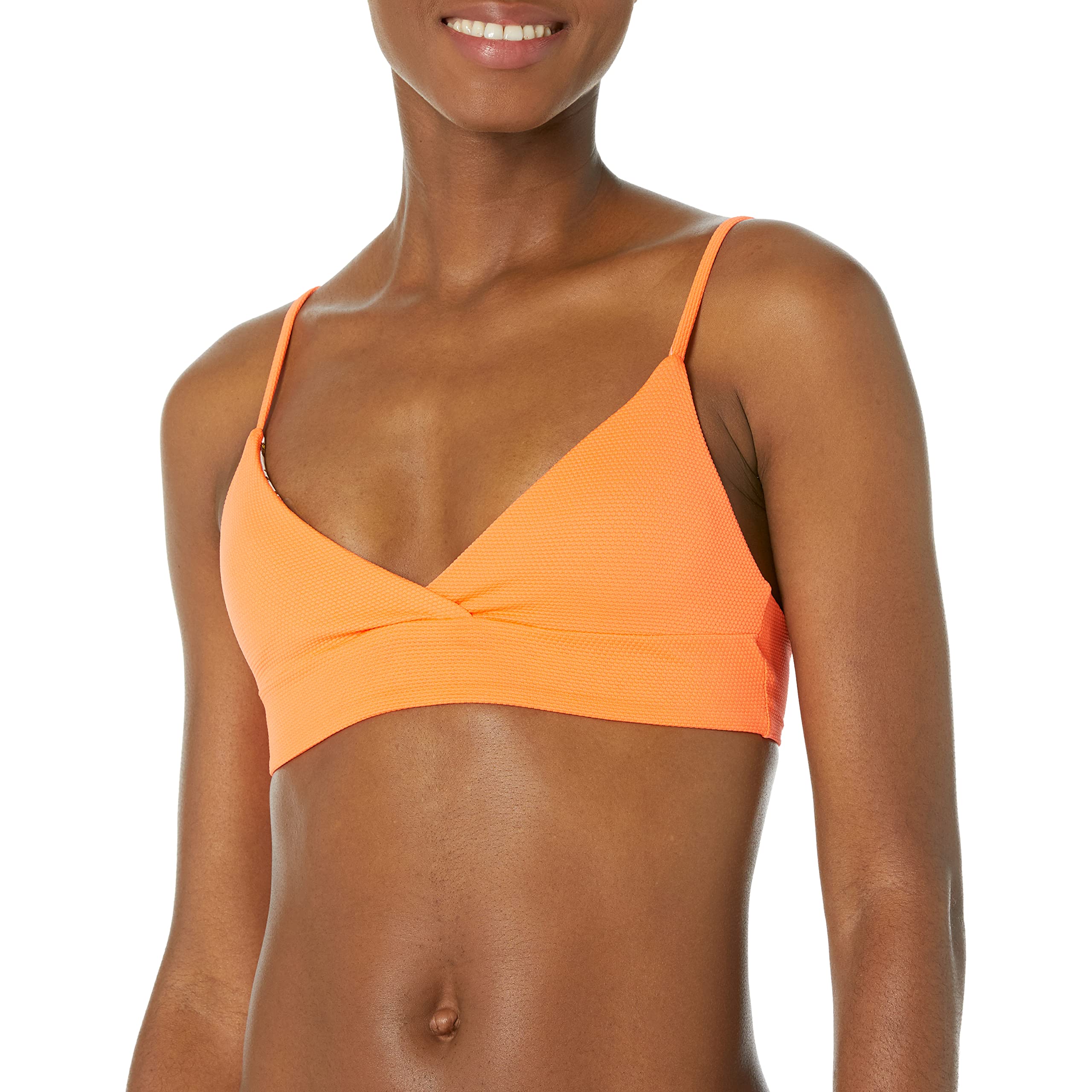Maaji Women's Longline Triangle Bikini Top with Removable Padding - Swimwear for Beach, Pool & Vacation | Comfortable Support for Surfing, Yoga & Summer Activities