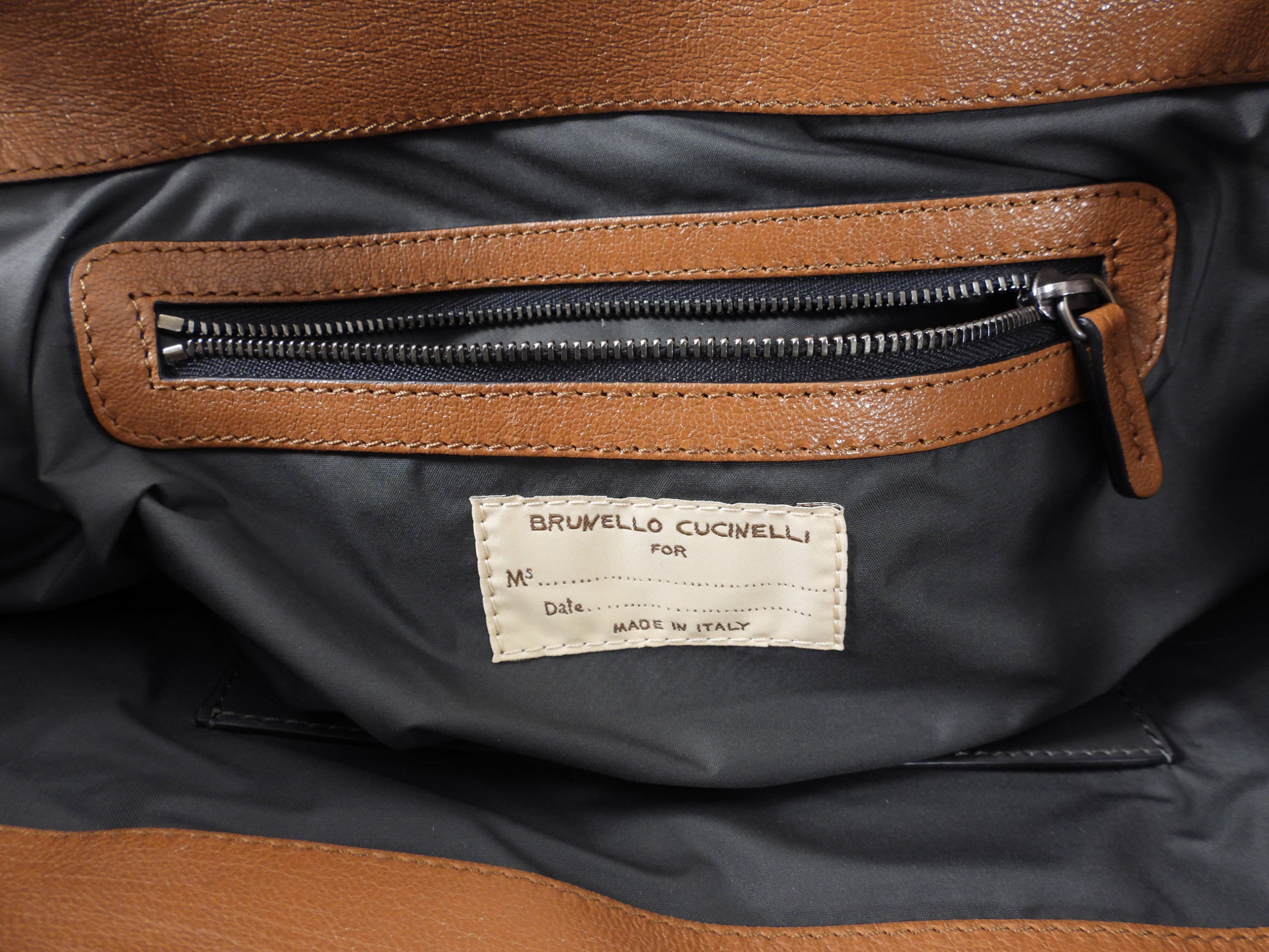 Brunello Cucinelli Genuine Leather Two-Way Satchel Handbag for Women - Brown Monili Crossbody & Shoulder Bag for Work, Travel & Everyday Use