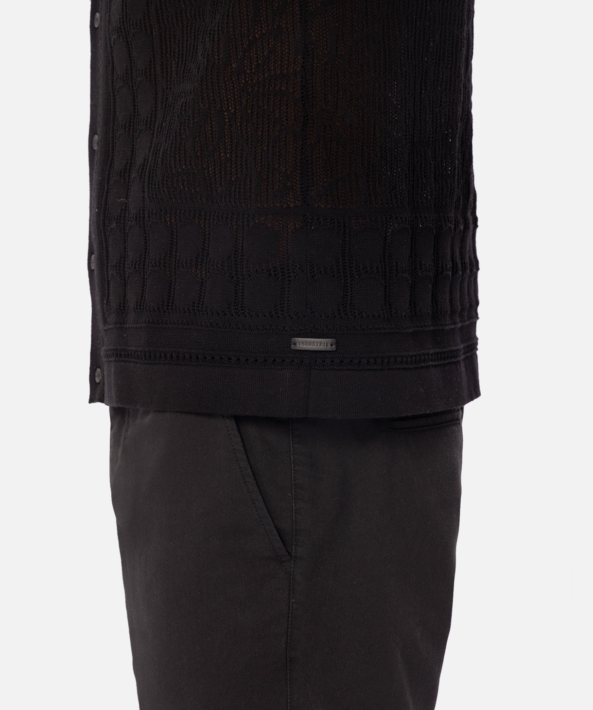 Venezia SS Shirt for Men - Classic Black Short Sleeve Casual Button Down Shirt | Perfect for Office, Date Night & Summer Outfits