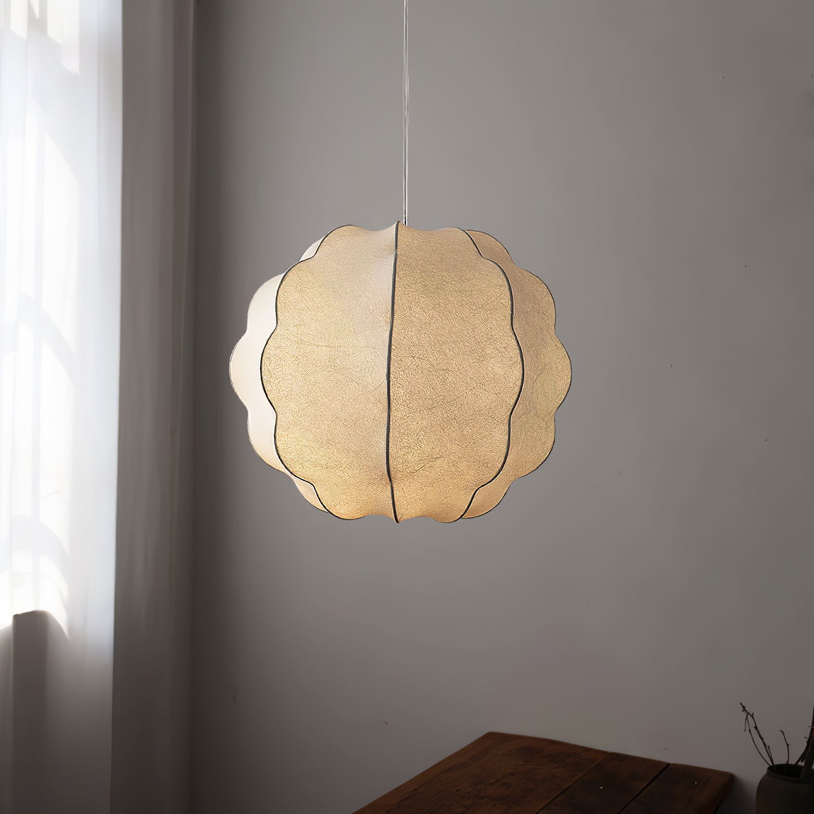 Celeste Petal Pendant Lamp - Modern Floral Glass Ceiling Light for Living Room, Bedroom & Dining Room - Elegant Home Decor Lighting Fixture