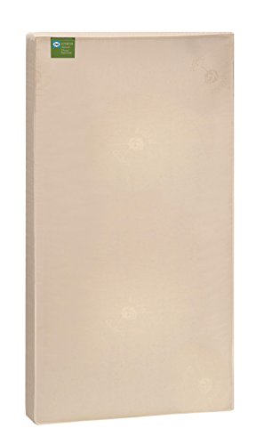 Sealy Baby Soybean Natural Rest Waterproof Toddler & Baby Crib Mattress - Hypoallergenic Soy Foam, Lightweight, 51.7” x 27.3
