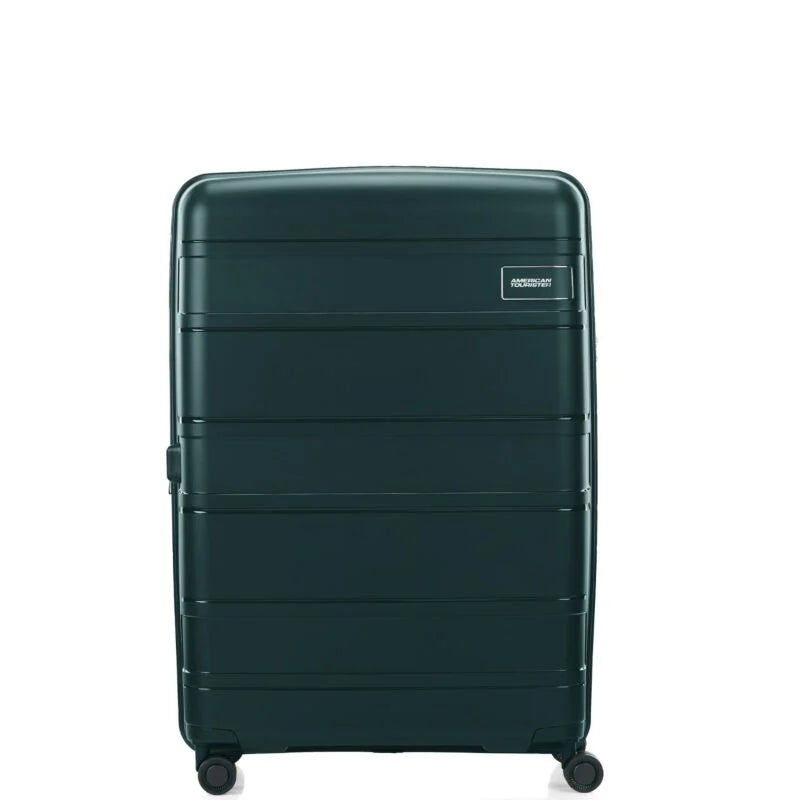 American Tourister Light MAX 3-Piece Luggage Set (Large, Medium, Small) - Varsity Green | Perfect for Travel, Business Trips & Weekend Getaways
