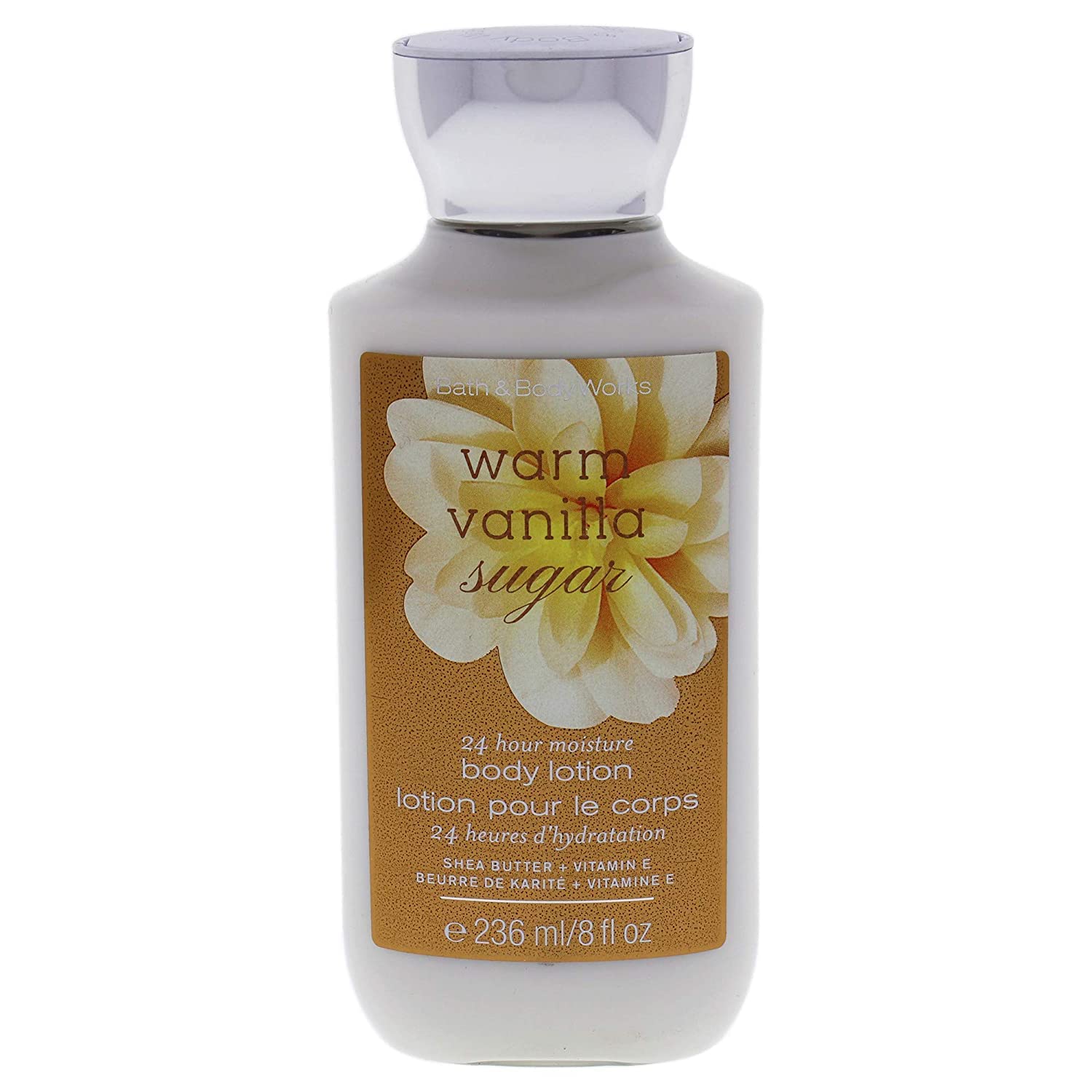 Bath & Body Works Shea & Vitamin E Body Lotion - Warm Vanilla Sugar Scent, 8 oz | Ultra Hydrating Moisturizer for Dry Skin | Perfect for Daily Use & Gift Giving
