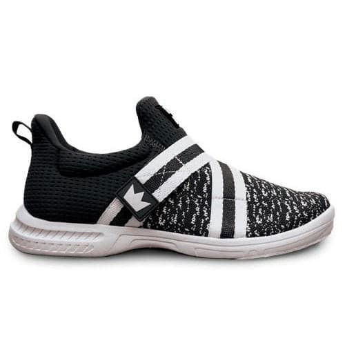 Brunswick Men's Slingshot Black & White Bowling Shoes - Lightweight & Comfortable for League Play & Tournaments - Perfect for Serious Bowlers & Casual Play