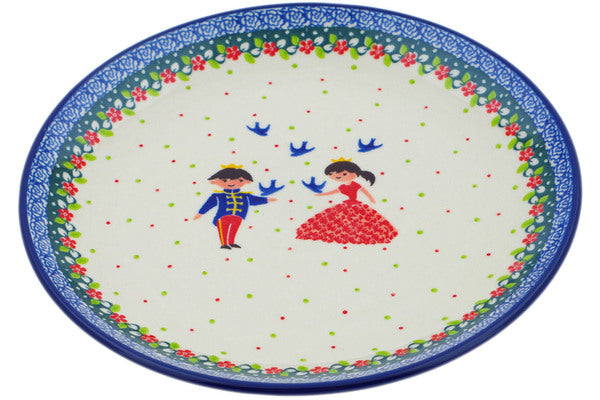 10-Piece Dinner Plate Set with Bird Prince and Princess Design - Elegant Tableware for Weddings, Anniversaries, and Special Occasions