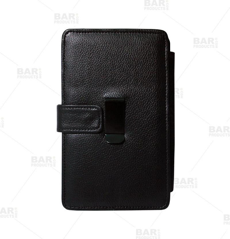 Customizable Guest Check Pad Holder with Feathers - Perfect for Restaurants, Cafes & Hospitality Businesses