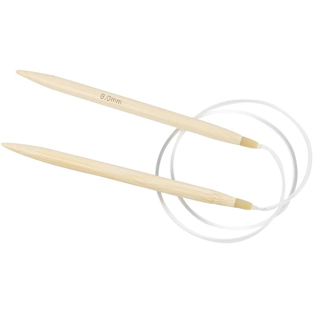 8-Inch Circular Knitting Needles for Crochet & Knitting - 1 Piece Set - Perfect for Socks, Hats, and Sweaters (Handmade Yarn Crafts)