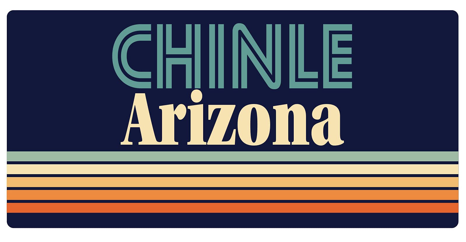 Chinle Arizona 5 x 2.5-Inch Retro Fridge Magnet - Vintage Souvenir & Travel Gift for Refrigerator, Office, or Home Decor