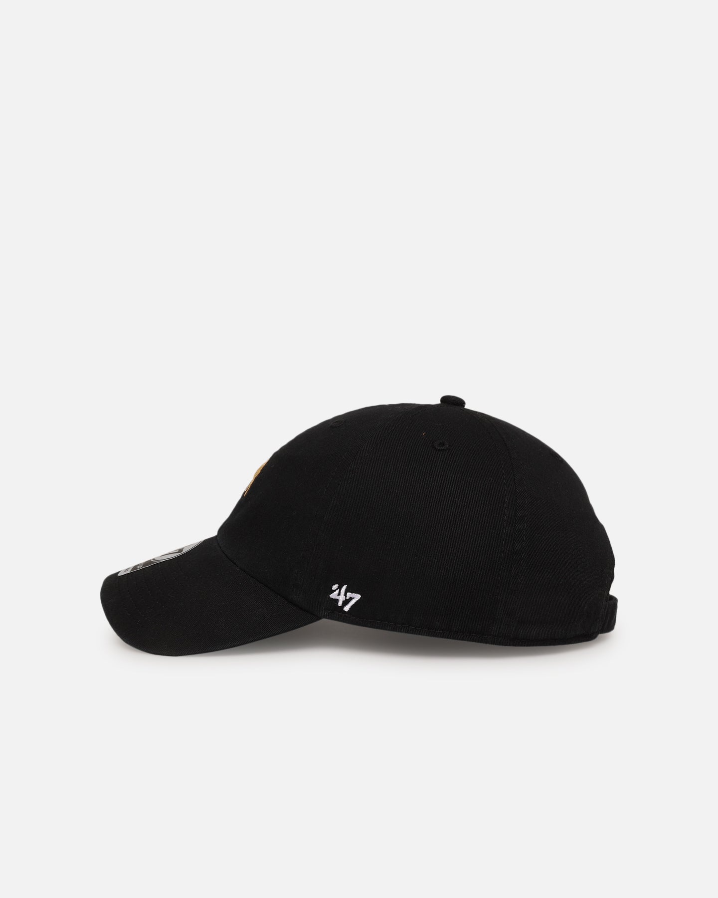 47 Brand Pug 'Dog Collection' Adjustable Strapback Hat - Black Baseball Cap for Dog Lovers - Perfect for Casual Wear, Outdoor Activities and Pet-Themed Fashion