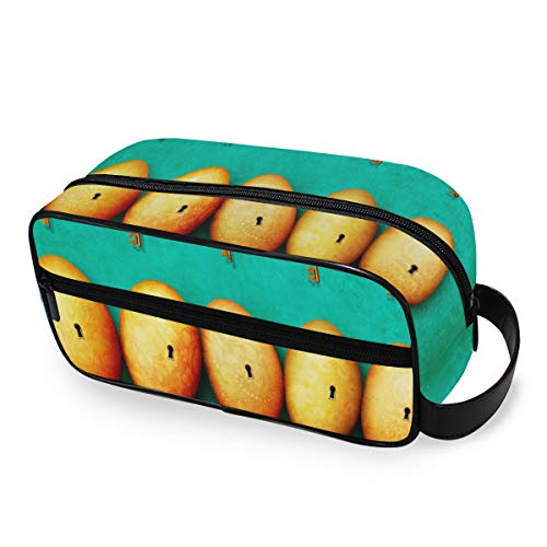 Portable Cosmetic Makeup Bag & Toiletry Organizer - Easter Egg Design Travel Accessories Case for Women | Perfect for Travel, Gym, and Daily Essentials Storage
