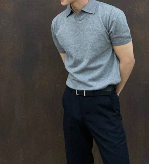 Premium Men's LUX Polo Shirt - Soft Cotton, Breathable & Stylish Casual Wear for Golf, Office & Everyday Outfits