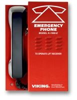 Viking Electronics K-1500-EHFA Hands-Free Elevator Intercom System - Emergency Communication Device for Buildings, Hotels, and Offices