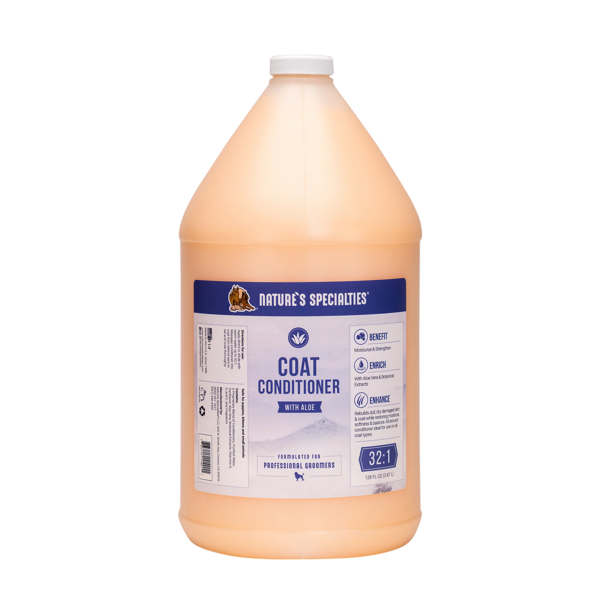 Premium Dog & Cat Coat Conditioner - Natural Formula for Shiny, Healthy Fur | Ideal for Grooming & Daily Care at Home