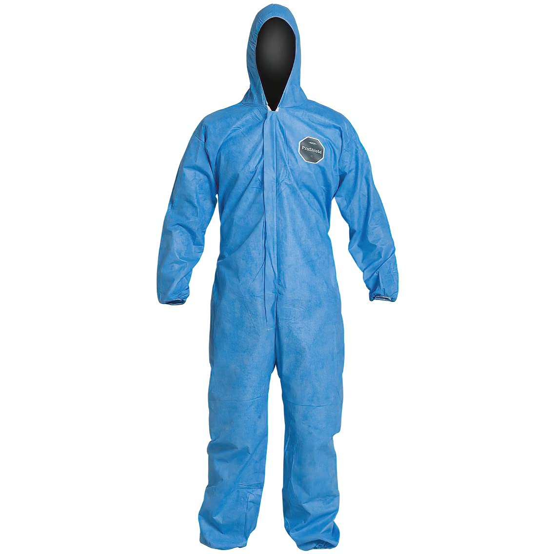 DuPont ProShield 10 PB127S Disposable Protective Coverall with Hood - Blue, Size 4X-Large (Pack of 25) | Standard Fit, Elastic Cuffs & Ankles for Comfort | Ideal for Healthcare, Construction & Hazardous Work Environments
