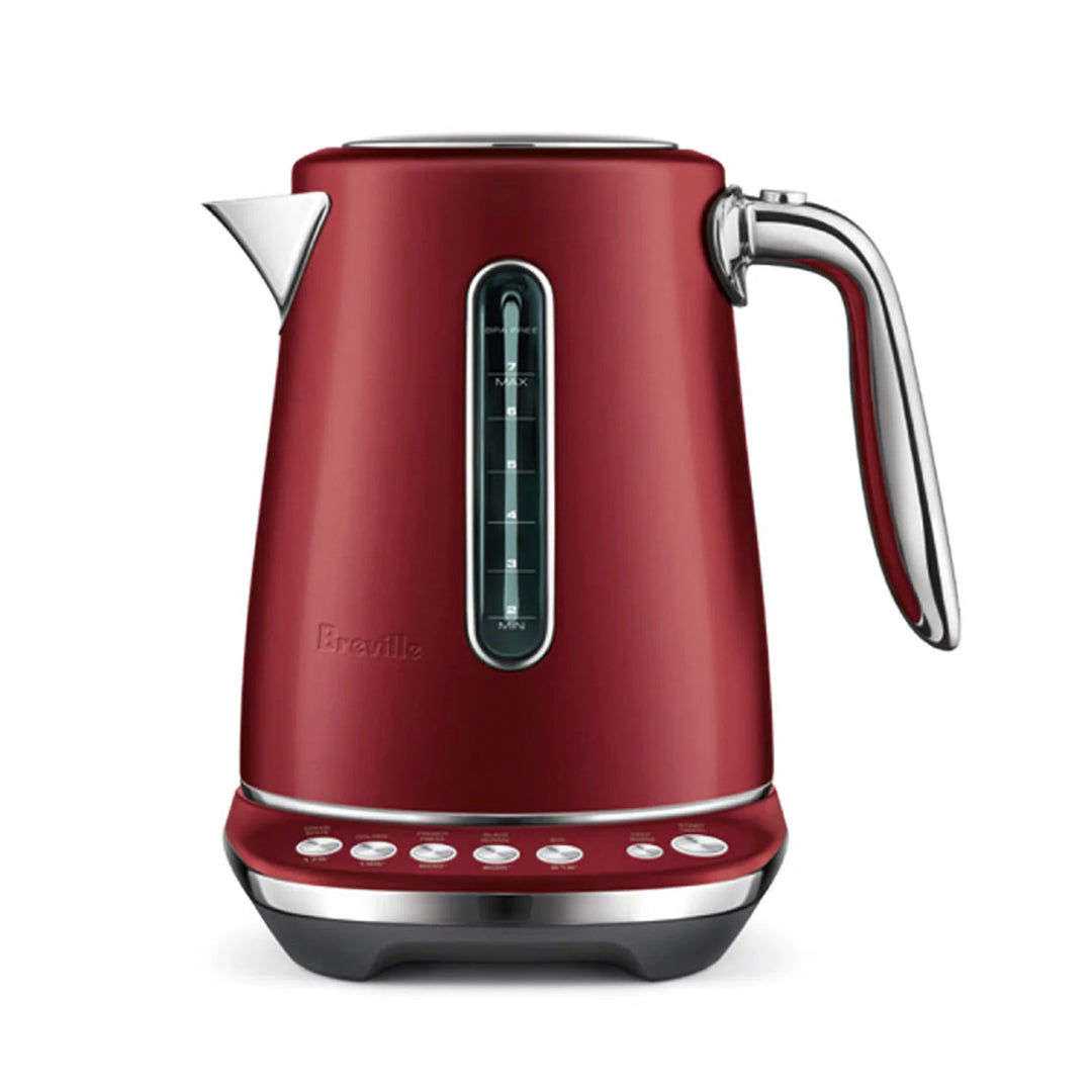 Breville the Smart Kettle Luxe - Fast Boiling Electric Kettle with Temperature Control, 1.8L Capacity, Red Velvet - Perfect for Tea, Coffee & Home Kitchen Use