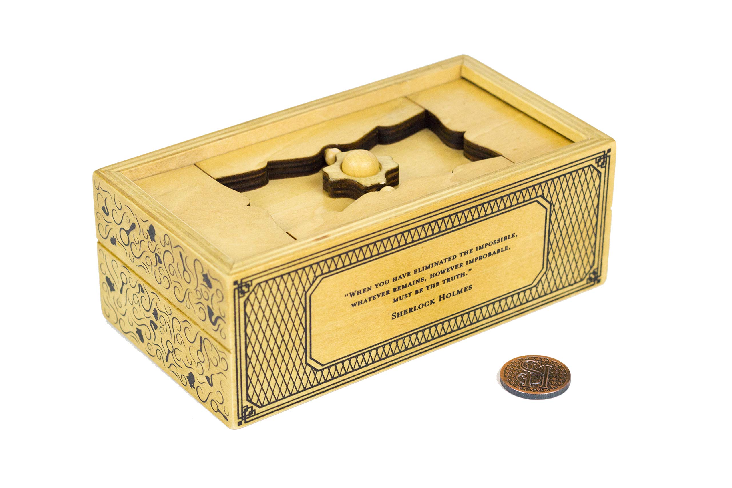 Herrschners SH4351 Treasury Safe Puzzle Box - Professor Puzzle SH0674US - Multicolor Brain Teaser for Adults & Teens - Perfect for Escape Rooms, Gifts, and Family Game Nights