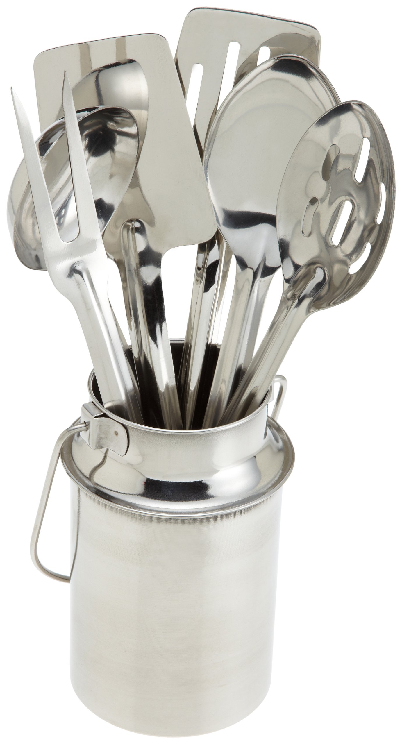 Star Crafts 7-Piece Premium Kitchen Tool Set - Stainless Steel Cooking Utensils with Non-Slip Handles - Perfect for Baking, Cooking & Food Prep - Ideal Gift for Home Chefs & Cooking Enthusiasts