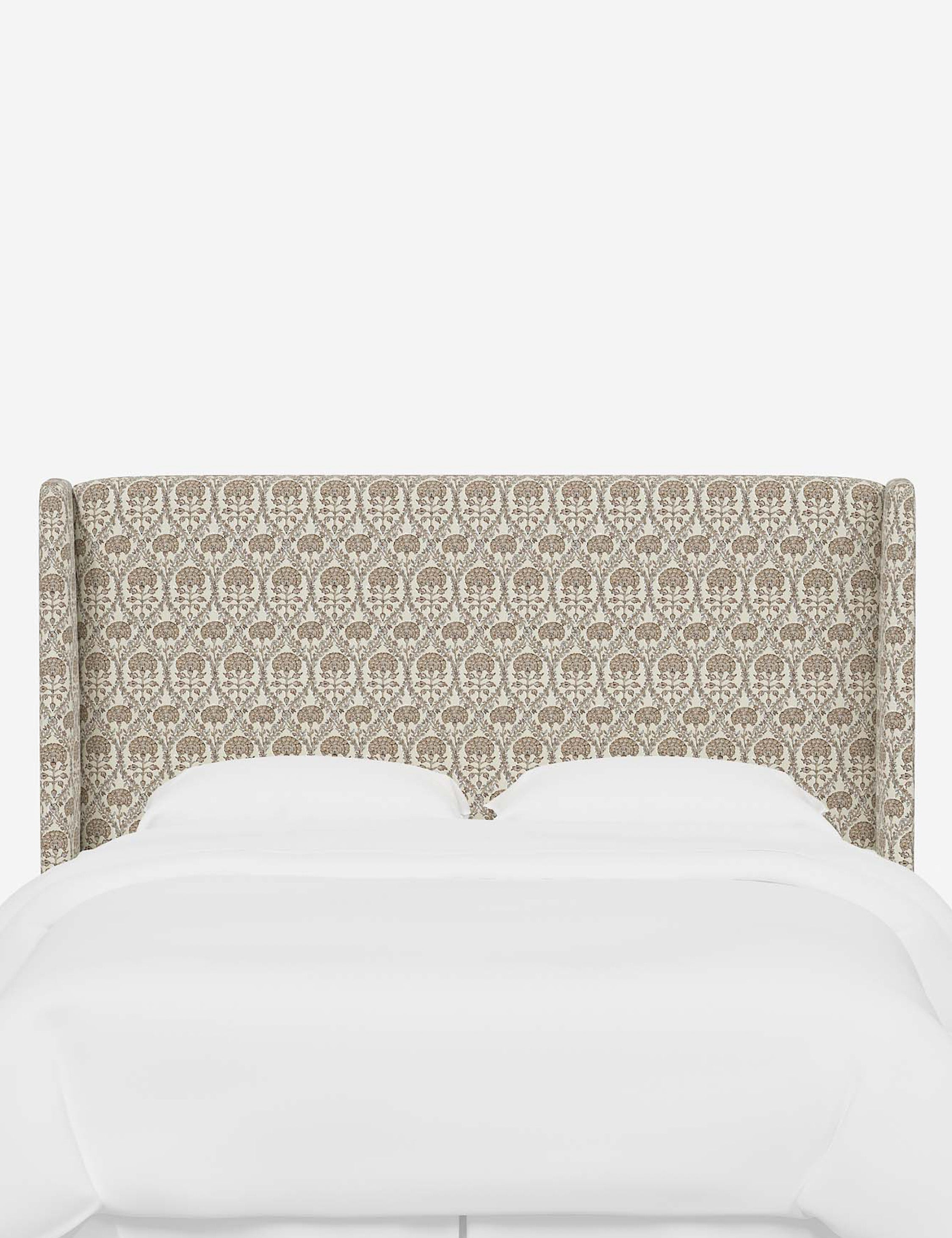 Adara Upholstered Headboard - Queen Size Bed Frame Headboard with Nailhead Trim - Perfect for Master Bedroom, Guest Room & Home Decor