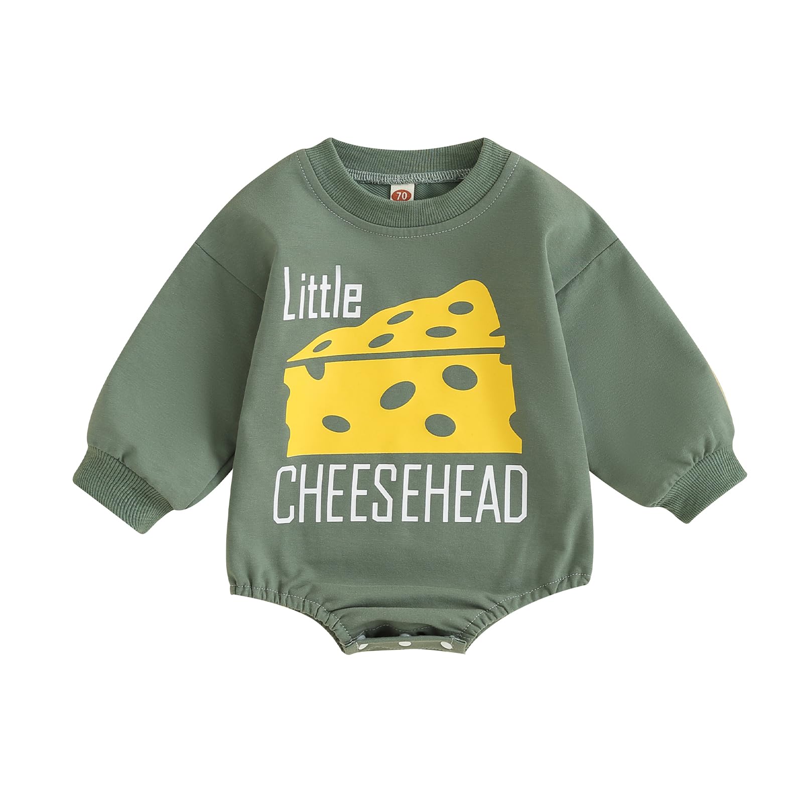 Adorable Newborn Baby Football Outfit - Long Sleeve Pullover Bodysuit for Boys & Girls | Game Day, Fall & Winter Clothes | Perfect for NFL Parties, Family Photos & Holiday Gatherings