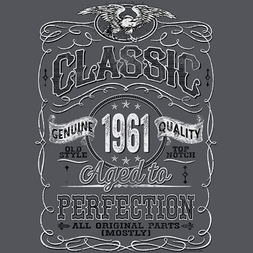 1961 Vintage 64th Birthday Gift for Men - Classic Aged to Perfection T-Shirt - Perfect for 64th Birthday Party, Retirement Celebration & Milestone Gifts