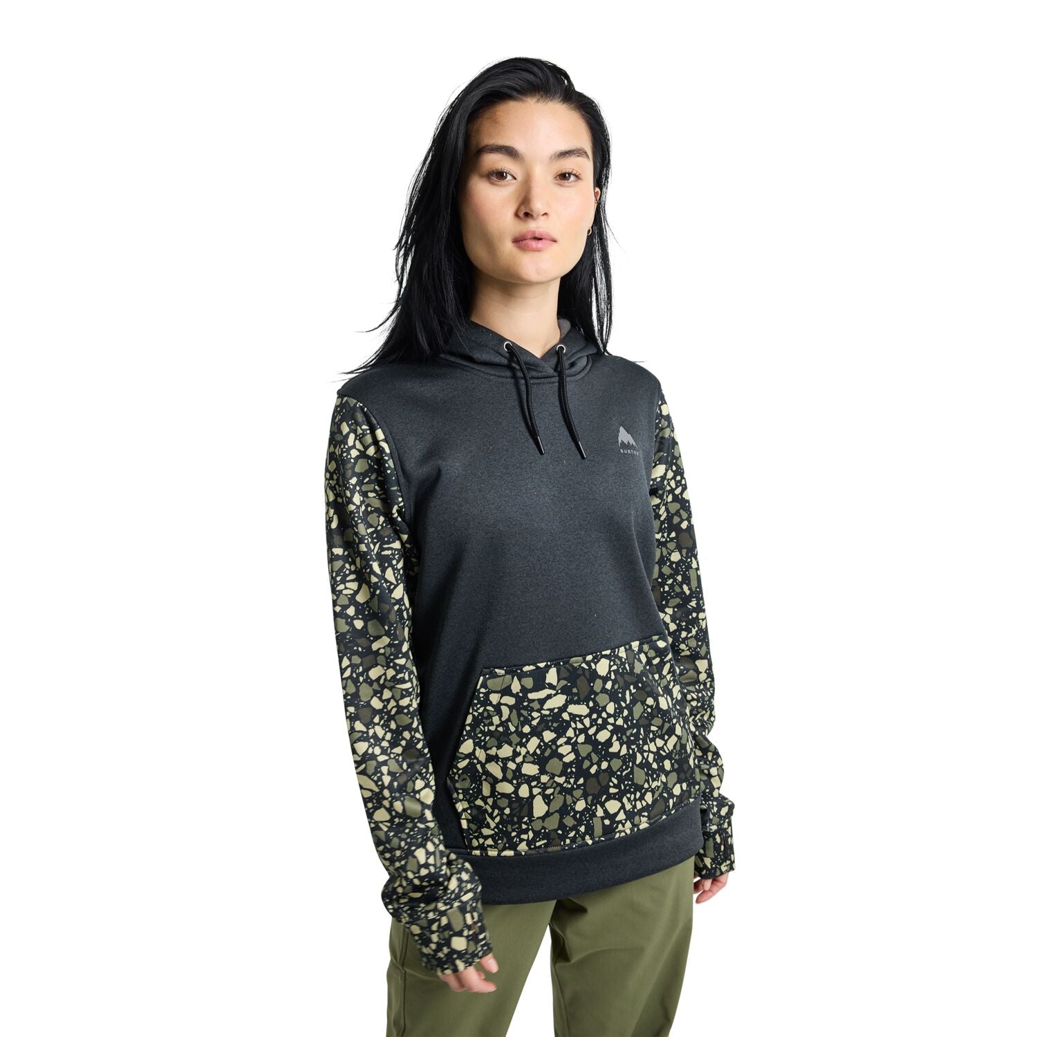 Burton Women's Oak Pullover Hoodie - Cozy Fleece Sweatshirt for Outdoor & Casual Wear - Perfect for Hiking, Camping, and Everyday Comfort