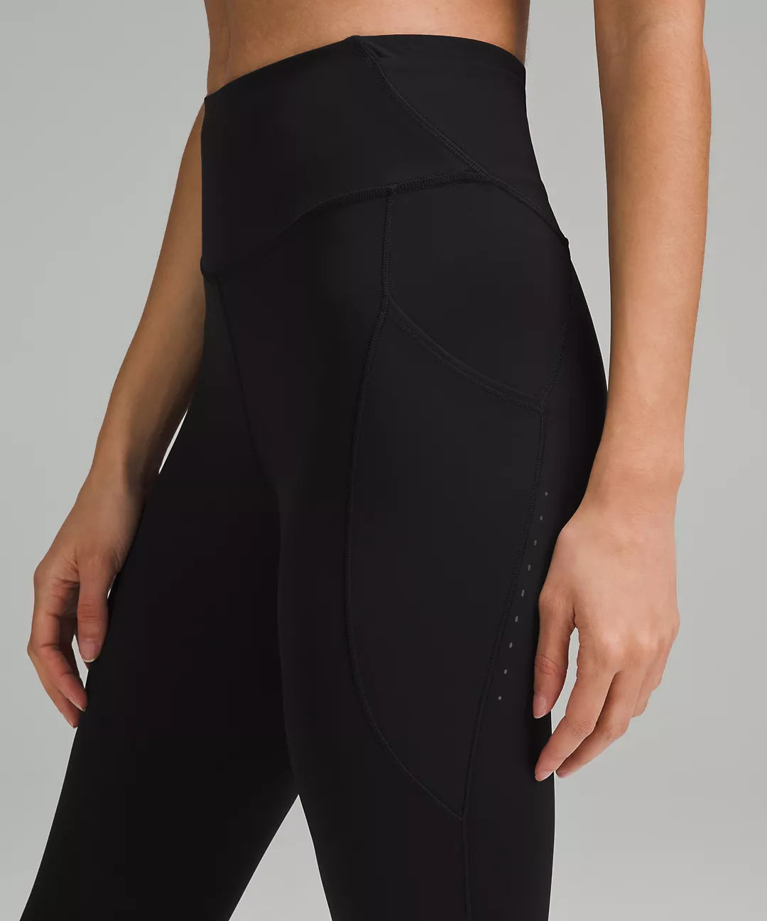 Women's High-Rise Running Tights with Pockets - Fast & Free 25