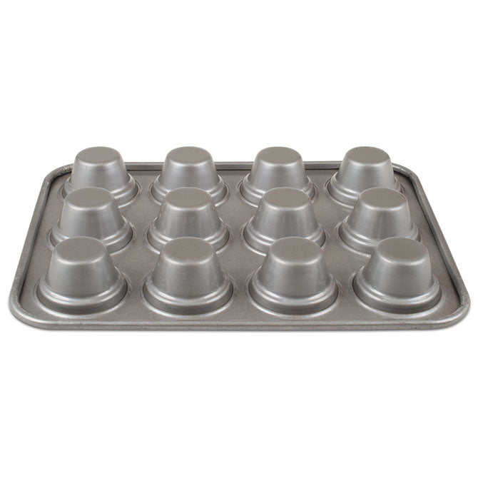 Premium 12-Cavity Crown Muffin Mold - Non-Stick Baking Pan for Perfect Cupcakes & Muffins | Ideal for Home Baking, Party Treats & Holiday Desserts