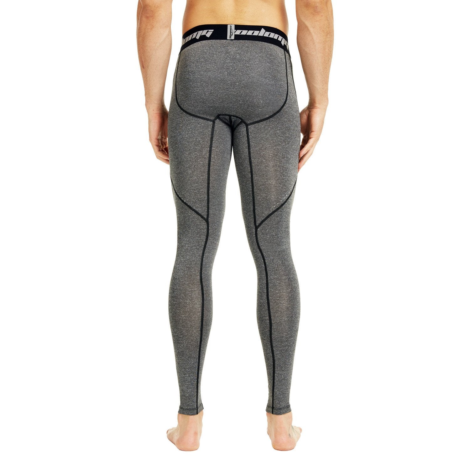 Best Grey Compression Pants for Women & Men - High Performance Workout Tights for Running, Yoga & Gym - Moisture Wicking & Breathable Activewear