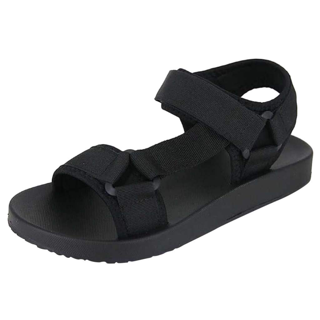 Women's Wide Width Wedge Sandals with Ankle Buckle - 2020 Fashion Summer Beach Sandals, Open Toe Espadrille Platform Shoes for Casual Outings & Vacation Wear