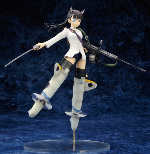 Strike Witches Mio Sakamoto 1:8 Scale PVC Anime Figure - Perfect for Collectors, Display, and Anime Fans