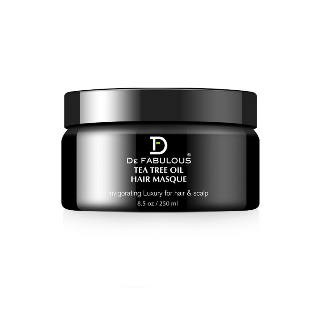 DE FABULOUS Tea Tree Oil Face Mask - Deep Cleansing & Acne Treatment for Oily & Sensitive Skin | Perfect for Spa Day & At-Home Skincare Routine