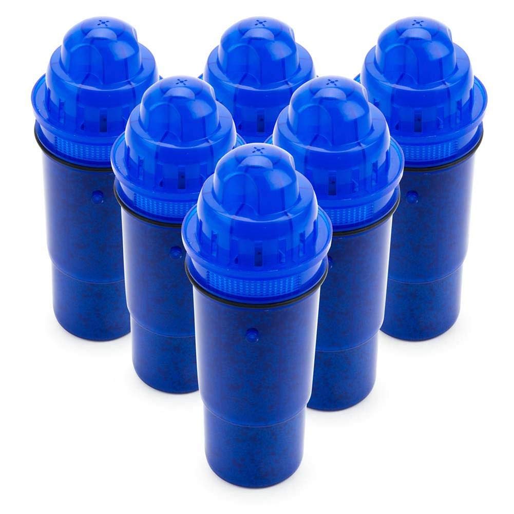 Ecoaqua Replacement Water Filter for Pur Pitcher - 6 Pack | Compatible with PUR CRF-950Z, CRF-950ZP, CRF-950ZP-B | Clean Drinking Water at Home & Office