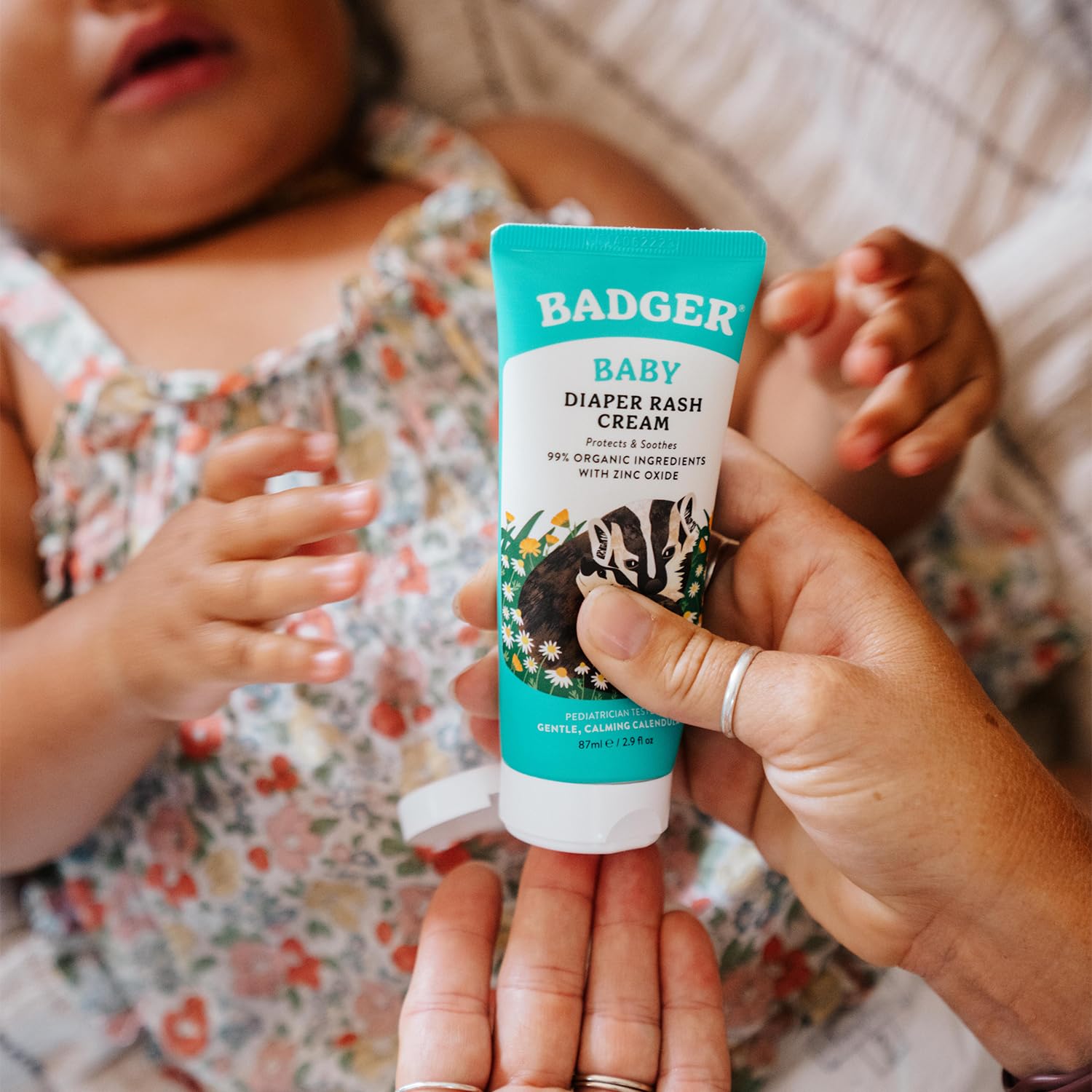 Badger Baby Bundle - SPF 40 Mineral Sunscreen for Babies, Chamomile & Lavender Baby Wash, Organic Diaper Rash Cream, Baby Oil & Balm - Pediatrician Tested Sunblock & Moisturizer for Newborns & Infants - Perfect for Daily Skincare, Sun Protection & Diaper Change Care