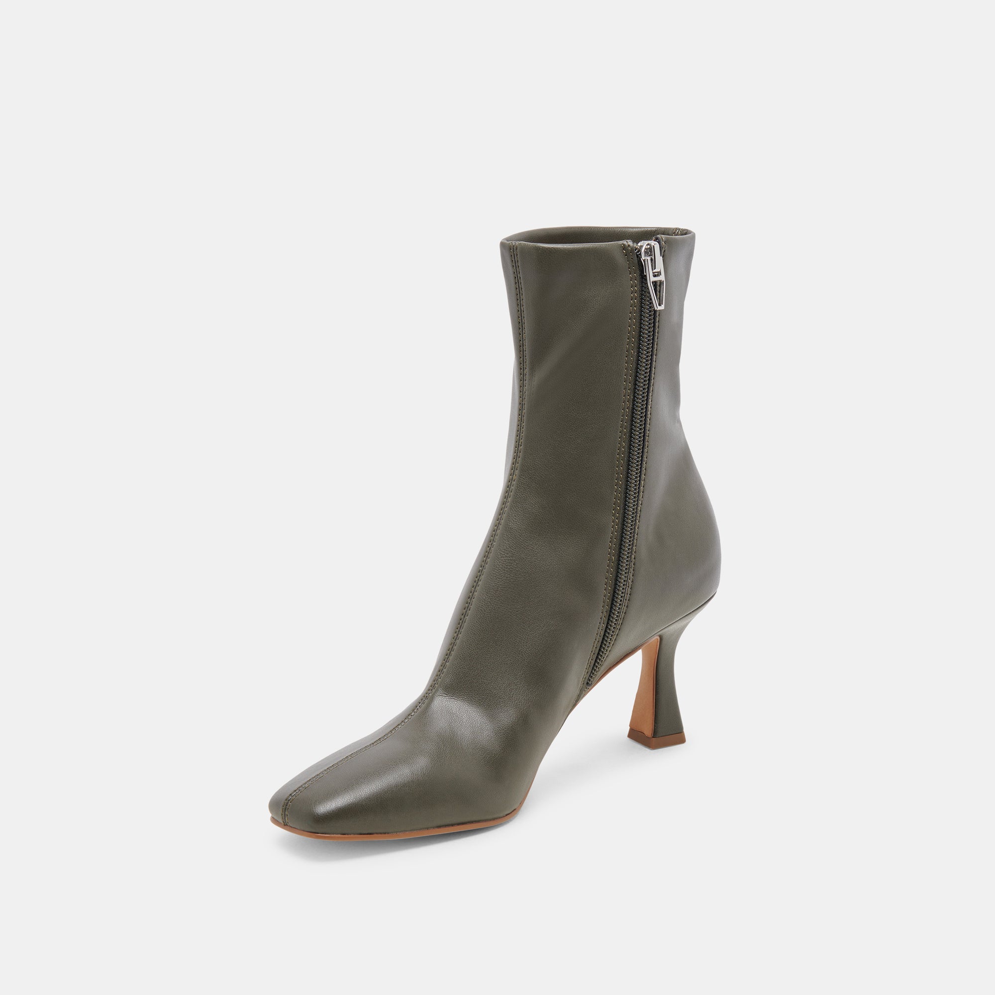Glamor Boots Dark Olive Stella - Stylish Women's Ankle Boots for Fall & Winter | Perfect for Casual Outfits, Office Wear & Night Out