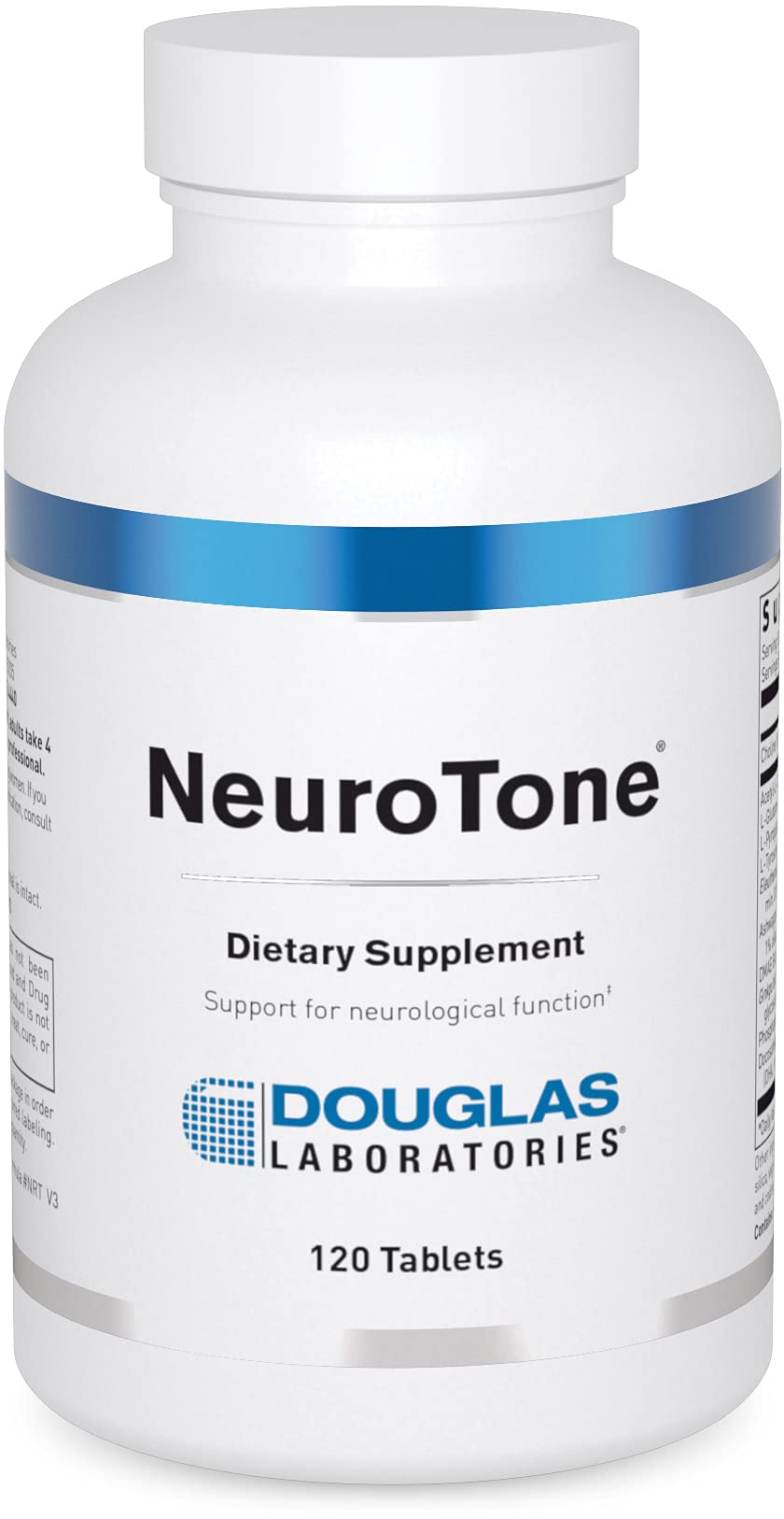 Douglas Laboratories Neurotone - Premium Neurological Support Supplement with Vitamins & Herbs | 120 Tablets for Brain Health, Memory & Focus | Ideal for Stress Relief & Cognitive Function Support